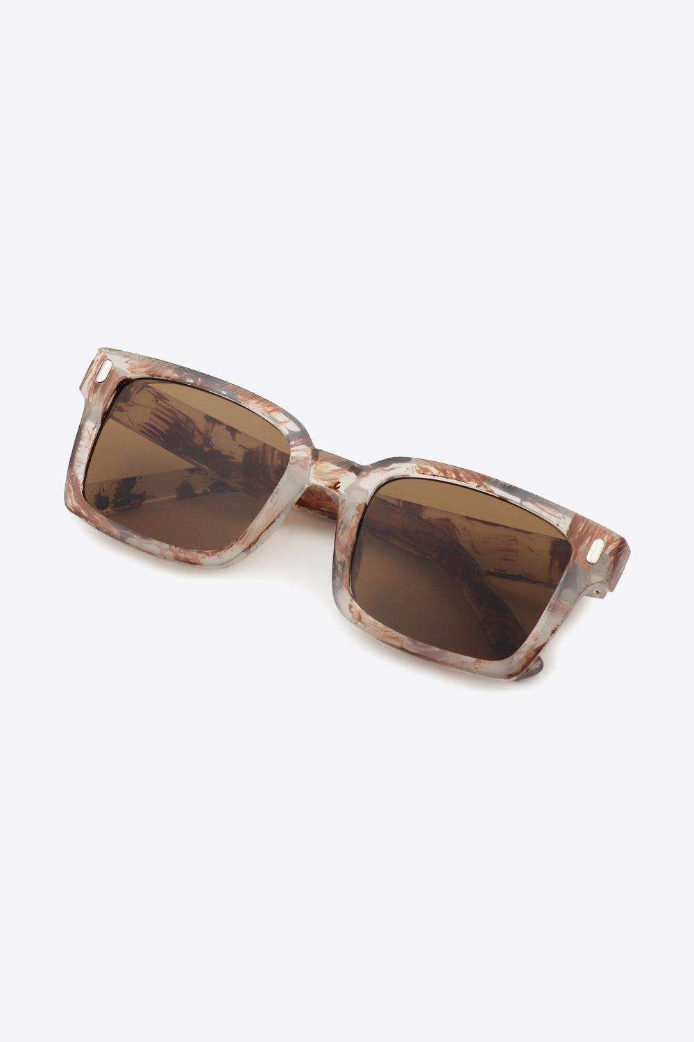 UV400 Polycarbonate Square Sunglasses - Trendsi - Flyclothing LLC