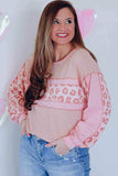 Leopard Exposed Seam Blouse - Trendsi - Flyclothing LLC