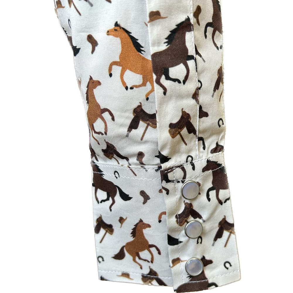 Rockmount Clothing Women's Horse Print Western Shirt - Rockmount Clothing - Flyclothing LLC
