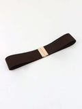 Alloy Buckle Elastic Belt - Trendsi - Flyclothing LLC