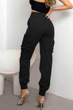 High Waist Cargo Pants - Trendsi - Flyclothing LLC