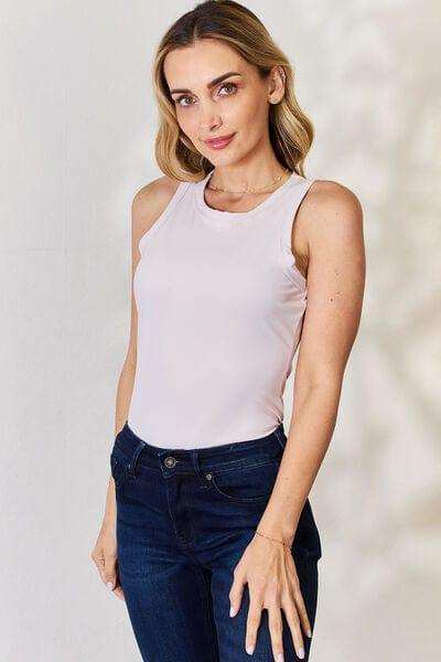 Basic Bae Full Size Round Neck Slim Tank - Trendsi - Flyclothing LLC