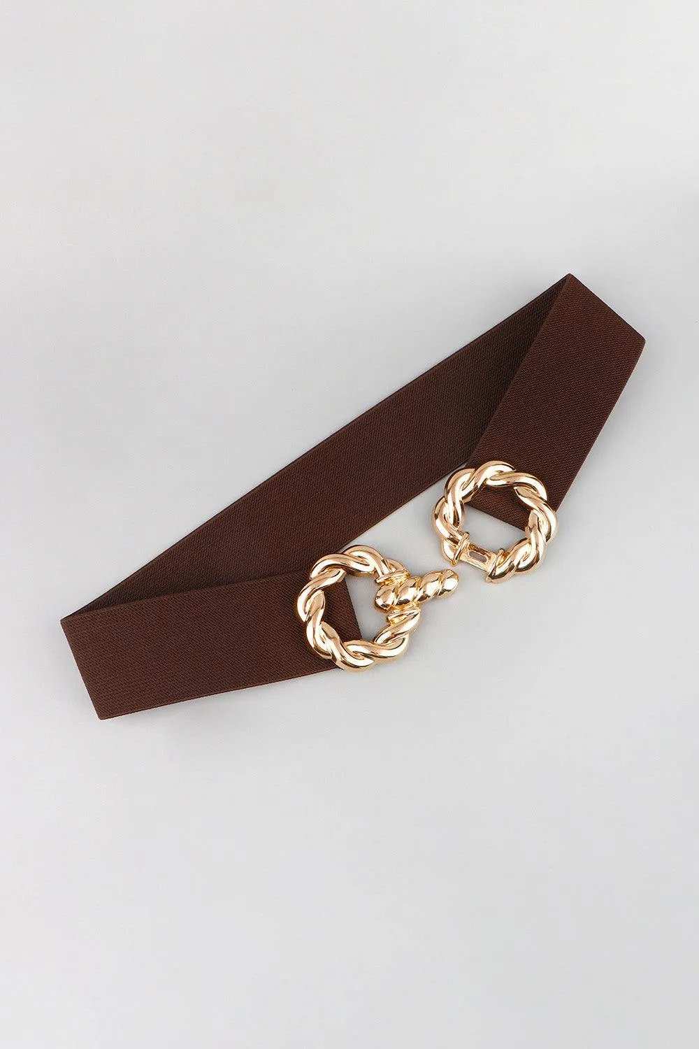 Zinc Alloy Buckle Elastic Belt - Trendsi - Flyclothing LLC