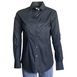 Women's Solid Black 100% Cotton Western Shirt - Rockmount Clothing - Flyclothing LLC