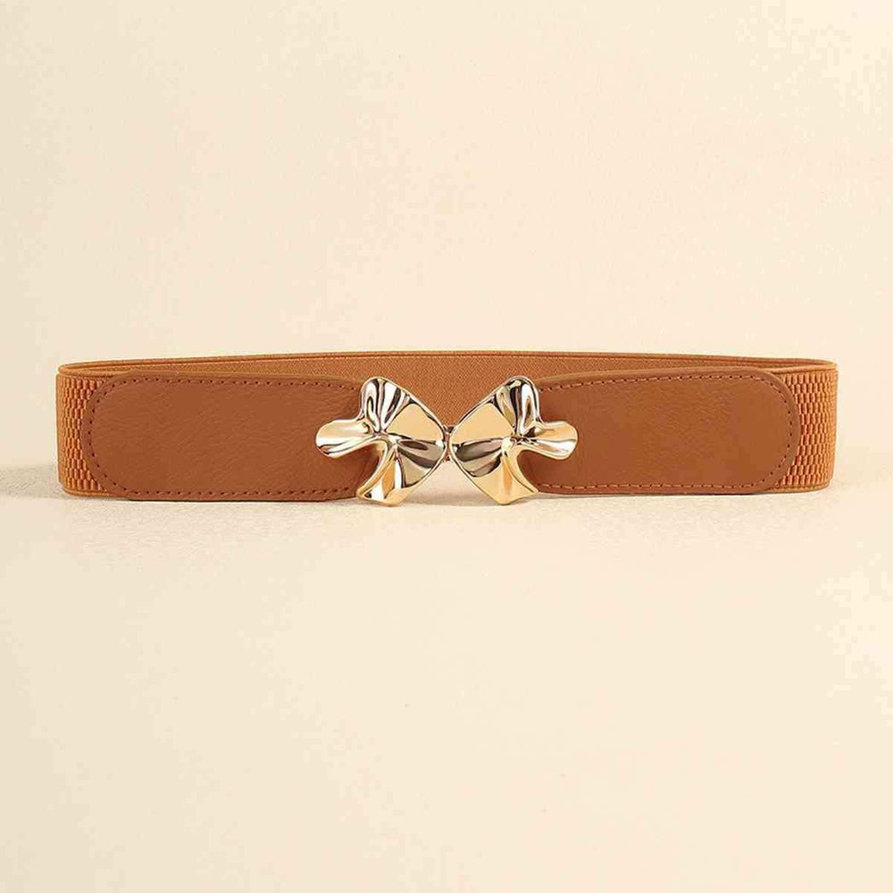 Alloy Buckle Elastic Belt - Trendsi - Flyclothing LLC