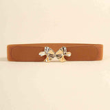 Alloy Buckle Elastic Belt - Trendsi - Flyclothing LLC