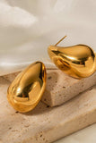 18K Gold-Plated Copper Earrings - Trendsi - Flyclothing LLC