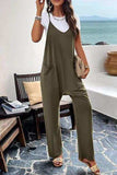 Pocketed Spaghetti Strap Overalls - Trendsi - Flyclothing LLC