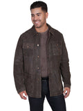 Scully Leather Grey Mens Jacket - Scully Leather - Flyclothing LLC