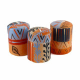 Hand Painted Candles in Uzushi Design (box of three) - Nobunto - Nobunto - Flyclothing LLC