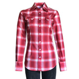 Rockmount Ranch Wear Womens Red Shadow Plaid Sawtooth Western Shirt - Rockmount Clothing - Flyclothing LLC