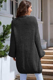 Open Front Longline Cardigan - Trendsi - Flyclothing LLC