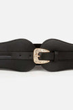 Wide Elastic Belt with Alloy Buckle - Trendsi - Flyclothing LLC