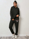 Graphic Hoodie and Sweatpants Set - Trendsi - Flyclothing LLC