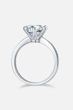 3 Carat Moissanite Side Stone Ring - Trendsi - Flyclothing LLC