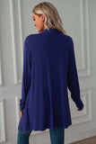 Open Front Long Sleeve Cardigan - Trendsi - Flyclothing LLC