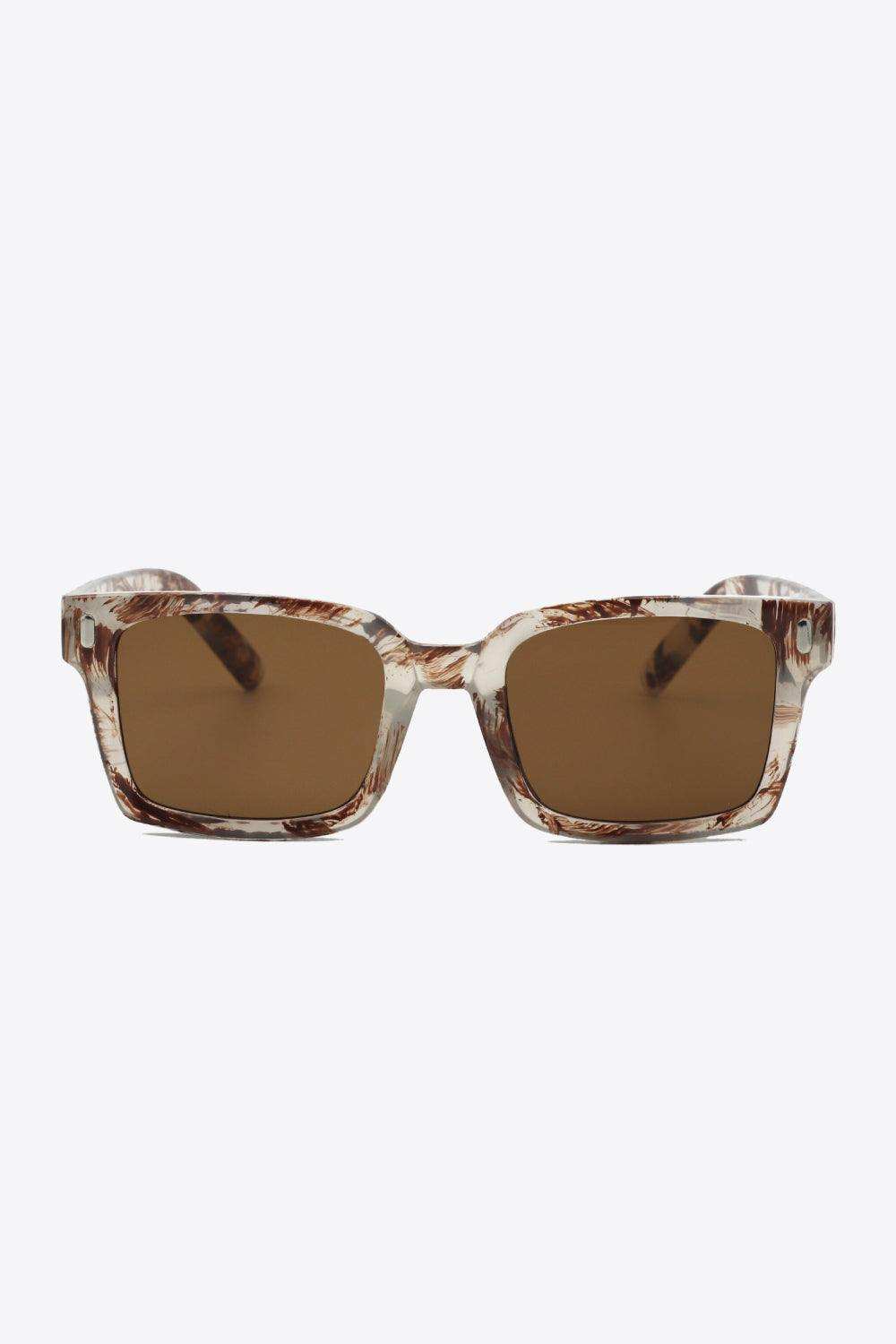 UV400 Polycarbonate Square Sunglasses - Trendsi - Flyclothing LLC