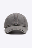 Distressed Adjustable Baseball Cap - Trendsi - Flyclothing LLC