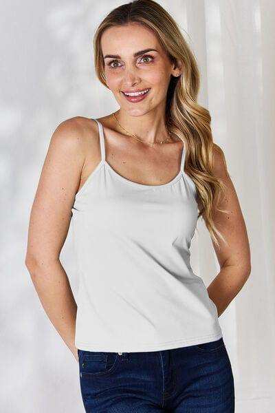 Basic Bae Full Size Round Neck Slim Cami - Trendsi - Flyclothing LLC