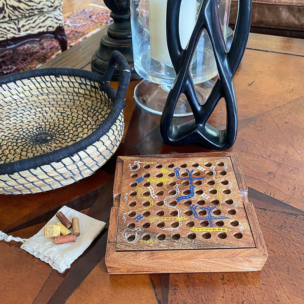 Handmade Snake and Ladders Game - Asha Handicrafts - Flyclothing LLC