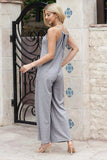 Scoop Neck Wide Leg Jumpsuit with Pockets - Trendsi - Flyclothing LLC
