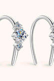Moissanite 925 Sterling Silver Earrings - Trendsi - Flyclothing LLC