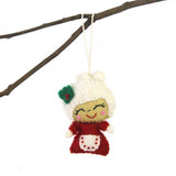 Hand Felted Christmas Ornament: Mrs. Claus - Global Groove (H) - Global Groove - Flyclothing LLC