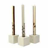 Tall Hand Painted Candles - Three in Box - Kiwanja Design - Nobunto - Nobunto - Flyclothing LLC
