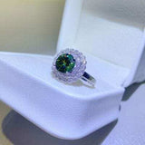 2 Carat Moissanite 925 Sterling Silver Ring - Trendsi - Flyclothing LLC