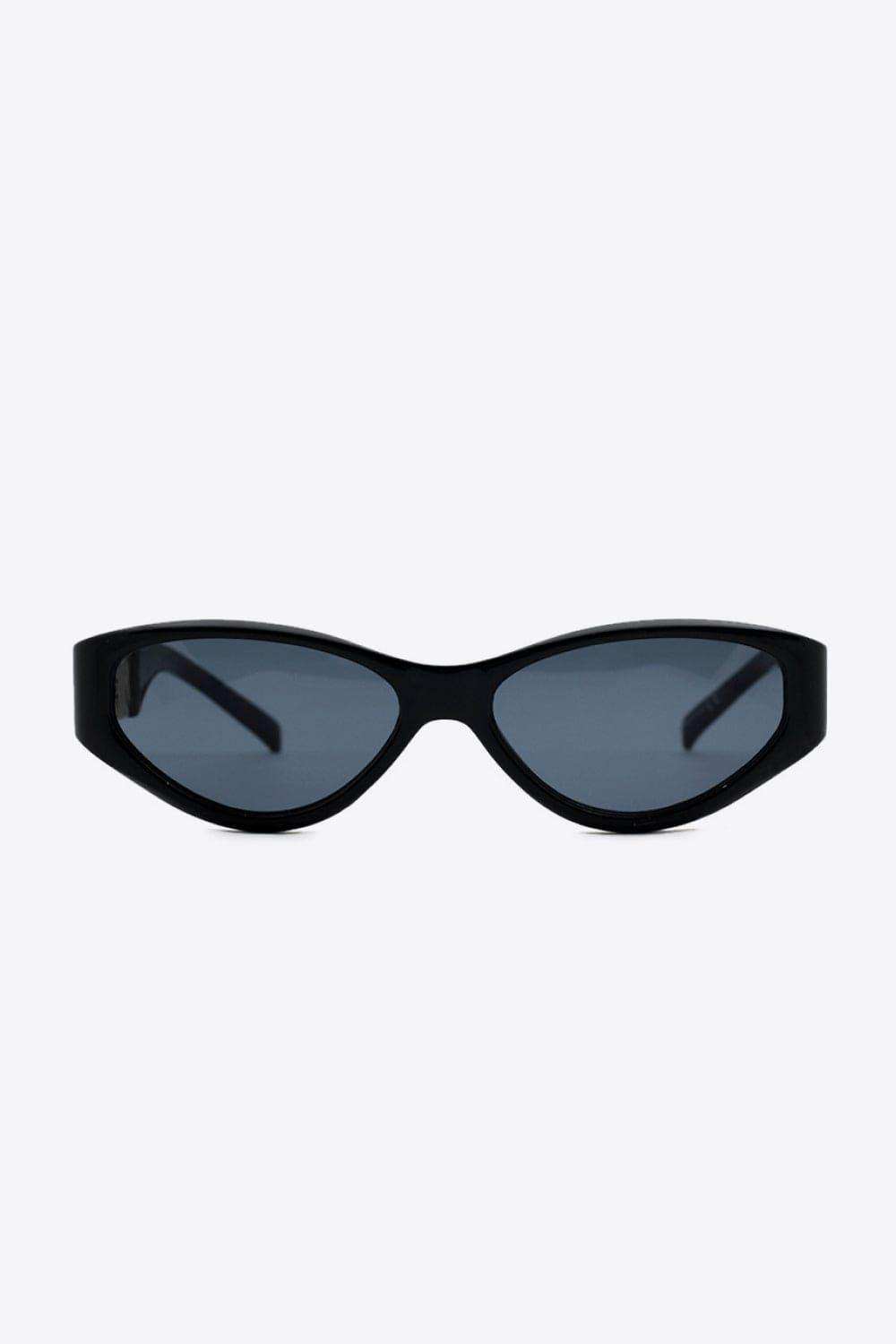 Chain Detail Temple Cat Eye Sunglasses - Trendsi - Flyclothing LLC