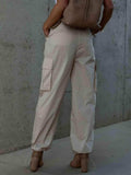 Drawstring Pants with Pockets - Trendsi - Flyclothing LLC