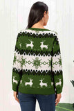 Reindeer Round Neck Sweater - Trendsi - Flyclothing LLC