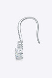 2 Carat Moissanite 925 Sterling Silver Drop Earrings - Trendsi - Flyclothing LLC