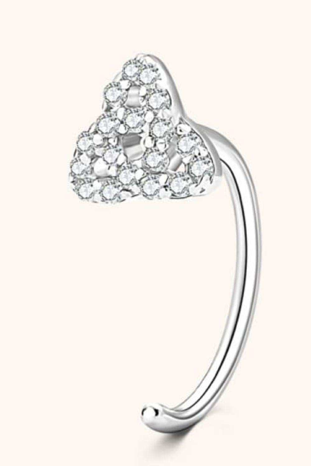 Moissanite 925 Sterling Silver Earrings - Trendsi - Flyclothing LLC