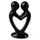 Soapstone Lovers Heart Black - 4 Inch - SMOLArt - Flyclothing LLC