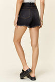 Judy Blue Full Size Tummy Control Fray Hem Shorts - Trendsi - Flyclothing LLC