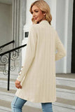 Open Front Long Sleeve Cardigan - Trendsi - Flyclothing LLC