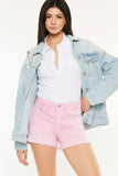 Kancan Raw Hem High Waist Denim Shorts - Trendsi - Flyclothing LLC