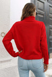 Turtleneck Long Sleeve Sweater - Trendsi - Flyclothing LLC