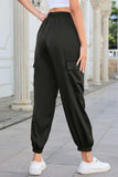 Long Tie Waist Pocketed Pants - Trendsi - Flyclothing LLC