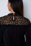 Leopard Frill Flounce Sleeve Blouse - Trendsi - Flyclothing LLC