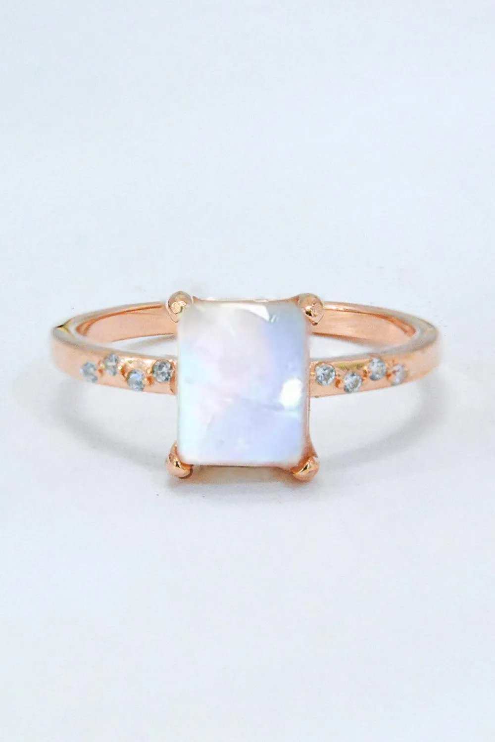 Square Moonstone Ring - Trendsi - Flyclothing LLC