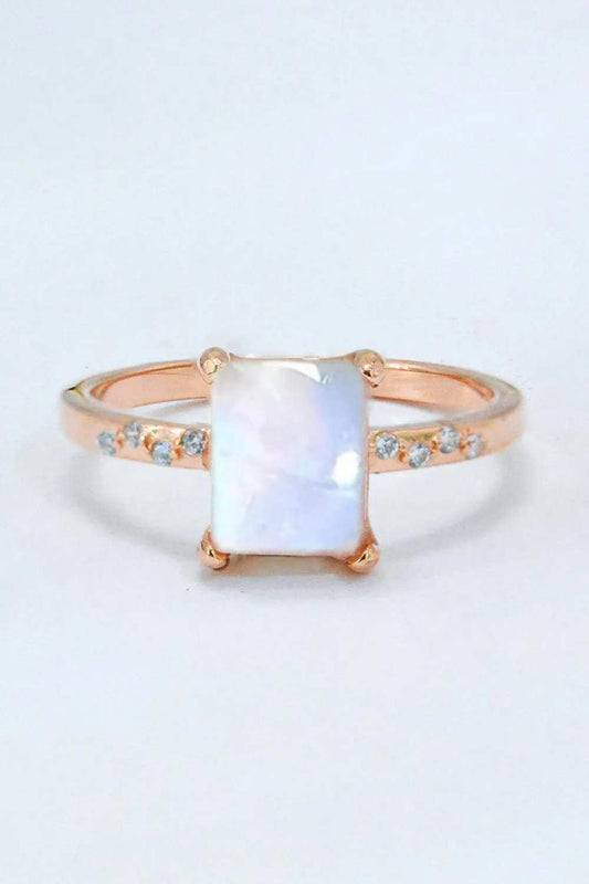 Square Moonstone Ring - Trendsi - Flyclothing LLC