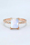 Square Moonstone Ring - Trendsi - Flyclothing LLC