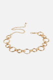 Alloy Chain Circle Shape Belt - Trendsi - Flyclothing LLC