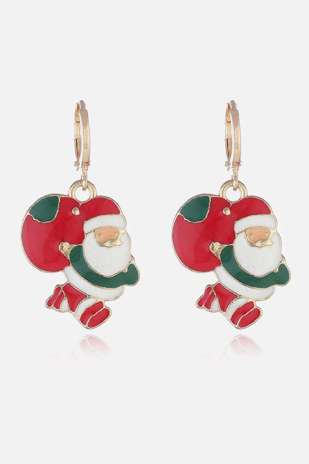 Christmas Theme Alloy Earrings - Trendsi - Flyclothing LLC