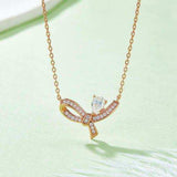 Moissanite 925 Sterling Silver Necklace - Trendsi - Flyclothing LLC