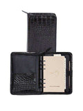 Scully BLACK 6 RING WEEKLY ORGANIZER - Scully Leather - Flyclothing LLC