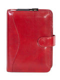 Scully RED 6 RING TAB WEEKLY ORGANIZER - Scully Leather - Flyclothing LLC