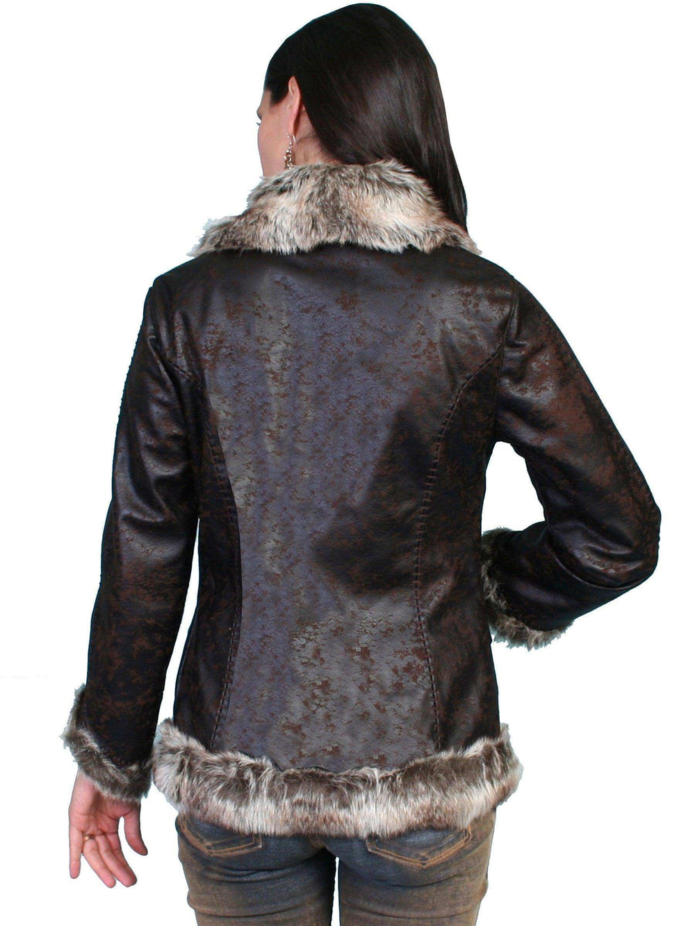Scully DARK BROWN LADIES JACKET - Scully Leather - Flyclothing LLC